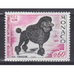 Monaco 1975 : exposition canine internationale : caniche - timbre neuf * * cote 6 �