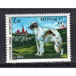 Monaco 1978 : exposition canine internationale : chien : barzo� - timbre neuf * * cote 11 ¿