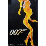 Le monde ne suffit pas (james bond 007) - vritable affiche de cinma roule - kakmono plastifi recto ...