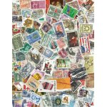 Monde vrac 45 grs 1000 timbres env.
