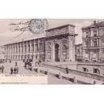 Montpellier - arc de triomphe et palais de justice - carte pr�curseur - oblit�r�e 1904 - ref 020 664