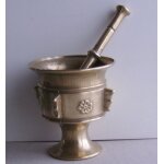 Mortier et pilon d'apothicaire