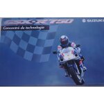 Moto suzuki gsx - r 750 - gsxr 749 / cm3 - 8 pages en francais