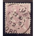 Mouchon 1902 (retouch� = cartouche ecusson) 30c violet (tr�s joli n 128) obl - cote 20, 00� - france ...