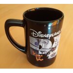 Mug noir miickey, dingo, donald a paris - marque disneyland. resort