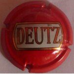 Muselet de champagne  deutz  rouge