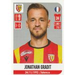 N 121 - stickers image vignette - panini - foot 2020 / 2021 - jonathan gradit - rc lens - football ligue ...
