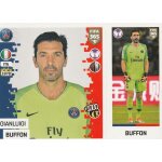 N 144 - stickers image panini vignette - foot fifa 365 2019 - buffon