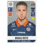 N 304 - stickers image vignette - panini - foot 2020 / 2021 - mihailo ristic - monptellier herault - ...