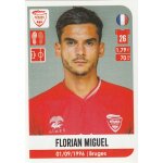 N 382 - stickers image vignette - panini - foot 2020 / 2021 - florian miguel - nimes olympique - football ...