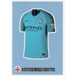 N 42 - stickers image panini vignette - foot fifa 365 2019 - maillots - city