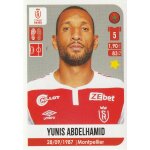 N 429 - stickers image vignette - panini - foot 2020 / 2021 - yunis abdelhamid - stade de reims - football ...