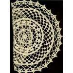 Napperon crochet 30 cm de diamtre