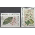 Nations unies timbres plantes m�dicinales , 1990