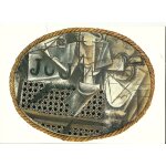 Nature morte a la chaise canne - picasso - carte postale