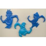 Nestl� - tarzan - 3 singes / gorilles qui s'accrochent -