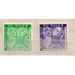 Niger - 2 timbres taxe neufs - croix sahariennes - nt22 / 23