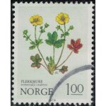 Norvge 1979 oblitr used plante fleurs potentille de crantz potentilla crantzii y&t no 756 su