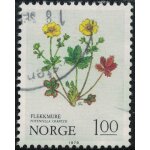 Norvge 1979 oblitr used plante fleurs potentille de crantz potentilla crantzii y&t no 756 su