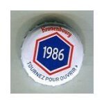 Nouvelle capsule bire kronenbourg 1986