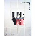 Nouvelle vague - vritable affiche de cinma plie - format 120x160 cm - de jean - luc godard avec alain ...