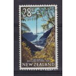 Nouvelle - zelande 1967 dominion britannique : glacier du renard, parc national de l'ouest - timbre oblit�r� ...