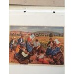 Cote de nuits, vosne roman�e, repas des vendangeurs