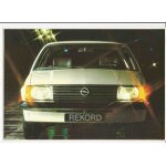 Opel rekard berline et break depliant 6 pages couleurs gm anvers