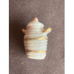 Pani�re blanche et or