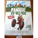 Panique au village de vincent patar et st�phane aubier - affiche originale de cin�ma 120 x 160 cm