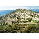 Panorama du village de cargese (corse du sud) - 11 x 16 cm Panorama du village de cargese (corse du sud) - 11 x 16 cm