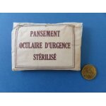 Pansement oculaire militaire / armee francaise / original