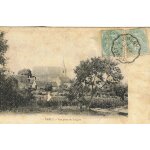 Parly . (yonne) - vue prise de la gare . tonnerre, ch�teau de tanlay . ancy - le - franc, le ch�teau, ...