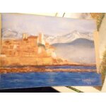 Pastel sur papier antibes