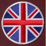 Patch thermocollant / ecusson drapeau union jack angleterre patche a coudre