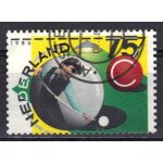Pays - bas 1986 : 75� anniversaire de la soci�t� royale de jeu de dames et de billard : boules de billard ...