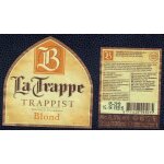 Pays bas lot 2 etiquettes bi�re beer labels la trappe trappist blond blonde
