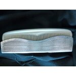 Peigne en nylon avec son porte peigne art dco argent massif