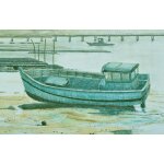 Peinture pastel sec du bassin d'arcachon