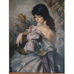 Peinture tableau huille sign� ancien