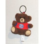 Peluche ours paris saint germain porte cles football j'aime paris jemini