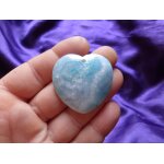 Pendentif coeur en agate onyx. bleu et blanc avec veines de dragon. 4. 1 cm. parfaite id�e de cadeau. ...
