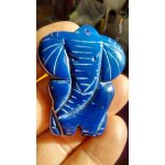 Pendentif eléphant en agate bleu. 5. 2 cm. magnifique pierre, une des plus belles de ma collection. lot ... Pendentif eléphant en agate bleu. 5. 2 cm. magnifique pierre, une des plus belles de ma collection. lot ...