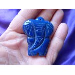 Pendentif eléphant en agate bleu. 5. 2 cm. magnifique pierre, une des plus belles de ma collection. lot ... Pendentif eléphant en agate bleu. 5. 2 cm. magnifique pierre, une des plus belles de ma collection. lot ...