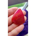 Pendentif pointe de fl�che en agate. rouge, rose avec veines de dragon. 4. 3 cm. magnifique pierre aux ...