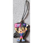 Pendentif pour portable babybel rugby 2011 - caoutchouc souple - peut servir de breloque ou etre accroch� ...