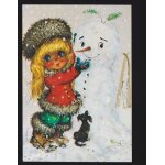 ; les petits' ; par michel thomas : j'aime la neige