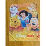 Petit sac plastique disney store blanche neige winnie clochette mickey marie