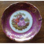 Petite assiette d�corative - porcelaine d'art limoges