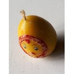 Petite bougie décorative jean caby jaune avec museau de cochon dessinée - hauteur 5cm Petite bougie décorative jean caby jaune avec museau de cochon dessinée - hauteur 5cm